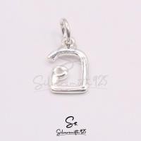 ราคา จี้ตัวอักษรไทย ก ข ค เงินแท้ 92 5 สำหรับสร้อยคอ สร้อยข้อมือ จี้เงินแท้อักษรไทย (18403148303)