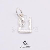 ราคา จี้ตัวอักษรไทย ก ข ค เงินแท้ 92 5 สำหรับสร้อยคอ สร้อยข้อมือ จี้เงินแท้อักษรไทย (18403148297)