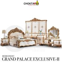 ราคา ชุดห้องนอนวินเทจ หลุยส์ เจ้าหญิง เซ็ต7ชิ้น Diamond Gold Series รุ่น GRAND PALACE EXCLUSIVE II Pick Collection (22129569305)