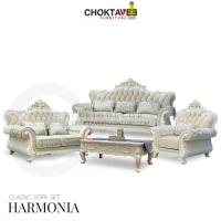 ราคา ชุดโซฟาหลุยส์ 4ชิ้น 3 2 1ที่นั่ง โต๊ะกลาง White Platinum Series รุ่น TSF LV SET HARMONIA Pick Collection (24789229947)