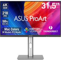 ราคา ASUS ProArt Display 6K PA32QCV Professional Monitor 32 inch 31 5 inch viewable IPS 6K 6016 x 3384 98 DCI P3 LuxPixel AGLR Light Sync Color Accuracy ΔE 2 Calman Verified Thunderbolt 4 PD 96W VESA Displ