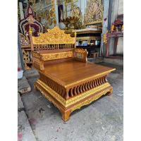 ราคา ธรรมาสน์ไม้สัก อาสนะไม้สัก ขาซี่ ขนาด 100x100x100 ซม รวมส่ง ธรรมาสน์เทศน์ อาสนะพระสงฆ์ ปิดทองเปลว แท่นเทศนา ที่นั่งพระ ทำจากไม้สักแท้ ทุกชิ้นส่วน (24141350263)