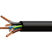 ราคา YAZAKI สายไฟอ่อนดำ VCT 4 G 4 4 SQMM สายไฟVCTยาซากิ เบอร์ 4มีกราว์ ยี่ห้อยาซากิ ม้วนละ 100 เมตร IEC53 (22521199364)