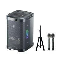 ราคา SODLK K13 ลำโพงบลูทูธ ขนาดยักษ์ พกพา เบสหนักๆ 400W ไมค์ลอย 2ตัว รองรับTF TWS สีดำ พร้อมขาตั้ง (126646789293)