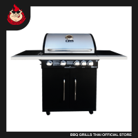 ราคา BBQ เตาปิ้งย่าง เตาปิ้งย่างบาร์บีคิว เตาย่างบาร์บีคิว Barbecue Grill ย่างแบบพกพา เตา เตาปิ้งย่างกลางแจ้ง gas BBQ 4 หัวจุด 1 หัวข้างไว้ทำกับข้าว (7530168830)