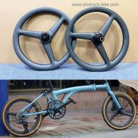 ราคา ซิลเวอร์คาร์บอนทริสโป๊กล้อ16in พลัสดิสก์เบรก349ผ่านเพลา74มม 142มม ไม่มีท่อสำหรับชุดล้อจักรยานพับได้ JAVA NEO แบบสามพับ (25946608148)
