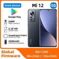 ราคา Re furbished Phone Xiaomi Mi 12 Android 5G Unlocked 6 28 inch 12GB RAM 256GB 98 new ROM All Colours in Good Condition Original Xiaomi 12 used phone (24519851822)