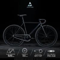 ราคา จักรยานฟิกเกียร์ เฟรมลูมิเนียม วงล้อ 700c วงล้ออลูมิเนียม ขอบสูง 50 mm แฮนด์ Drop Bars ไซส์ 52 cm เหมาะกับความสูง 165 185 ซม น้ำหนักจักรยาน 9 49 กก ไม่รวมบันได DELTA รุ่น TRACKPRO By MC BIKE (12661001