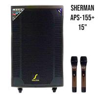 ราคา SHERMAN APS 155 Plus ลำโพงเคลื่อนที่ บลูทูธ ล้อลาก ขนาด 15 นิ้ว กำลังขับ 100W (18649124939)