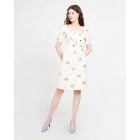 ราคา Kloset Design Square Neck Dress with Rose Embroidery AW24 D003 F ชุดเดรสงานปักสุดน่ารัก ออกแบบมาเพื่อสาวหวานที่ชอบความหรูหราและละมุน (24239009055)