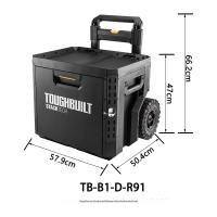 ราคา TOUGHBUILT กล่องเครื่องมือสองชั้นแบบมีล้อเลื่อน (25848344465)