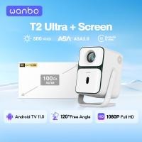 ราคา NEW Wanbo T2 Ultra 500 ANSI Projector โปรเจคเตอร์ พกพา การป้องกันการสั่น Android 11 0 การอัพเกรดที่ครอบคลุม (25340159154)