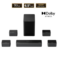 ราคา ULTIMEA Poseidon D80 Boom ซาวด์บาร์โฮมเธียเตอร์ 7 1ch 500W Dolby Atmos ซับวูฟเฟอร์ไร้สาย ระบบเสียง 3D Surround ควบคุมผ่านแอป (126727742557)