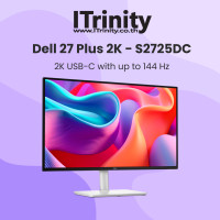 ราคา Dell S2725DC 27 Plus QHD USB C Monitor Speaker เดลล์ จอมอนิเตอร์ 27 นิ้ว 2K 144Hz 99 sRGB รับประกัน 3 ปี On site (25657309929)