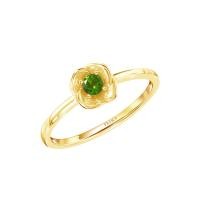 ราคา PRIMA แหวนประดับอัญมณี Chrome Diopside ตัวเรือน 9K สี Yellow Gold Flora Collection 993R0038 01 (24465628965)