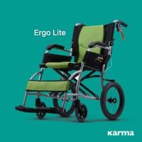 ราคา Karma รุ่น Ergo Lite รถเข็น รถเข็นผู้ป่วย อลูมิเนียม วีลแชร์ขนาดเล็ก น้ำหนักเบา Lightweight Aluminum Wheelchair (16629202322)