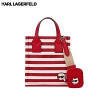ราคา KARL LAGERFELD IKON NYLON SM SQUARE TOTE (23797707141)