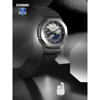 ราคา นาฬิกาข้อมือ G SHOCK Casio GM 2100 ทรงสี่เหลี่ยมแปดเหลี่ยม วัสดุโลหะ ทนน้ำ สำหรับผู้ชาย วัยรุ่น นาฬิกาสปอร์ต ทนทาน (24664742663)