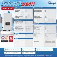 ราคา Deye อินเวอร์เตอร์ On Grid รับประกัน 10 ปี มีให้เลือก 3KW5KW6KW10KW15KW 20KW มีแบบ 1Phase ถึง 3Phase (25538386530)