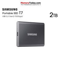ราคา SAMSUNG T7 Portable SSD USB 3 2 Gen 2 10Gbps Type C ความจุ 1TB 2TB 4TB (25711086831)