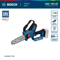 ราคา BOSCH GKE 18V 20 Professional เลื่อยไฟฟ้าโซ่ไร้สาย 18V 20ซม รหัส 06008D7100 (25693197074)