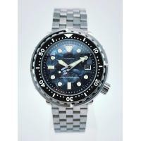 ราคา มีสต็อกในประเทศไทย นาฬิกาผู้ชาย นาฬิกากีฬาผู้ชาย SteelDive Seiko dial modify Sapphire crystal Seiko NH35 custom made Diver watch (14312700220)