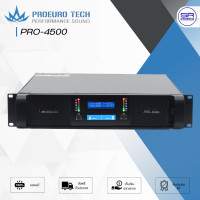 ราคา PROEUROTECH PRO 4500 เพาเวอร์แอมป์ 2U 2CH x 450 วัตต์ แอมป์ขยายเสียง Power Amplifier PRO4500 (26491539374)