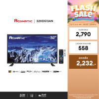 ราคา Aconatic LED Digital TV HD แอลอีดี ดิจิตอลทีวี ขนาด 32 นิ้ว รุ่น 32HD513AN มีกล่องดิจิตอลในตัว รับประกัน 1 ปี (2648114140)
