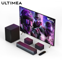 ราคา ULTIMEA Soundbar Dolby Atmos 410W ลำโพงงานปาร์ตี้ ซาวด์บาร์บ้านบลูทูธ เชื่อมต่อแอพ รีโมทคอนโทรล D60 (25049621895)