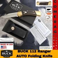 ราคา มีดพับBuck 112 Ranger AUTO Folding Knife 3 ด้ามไม้มะเกลือ ระบบเปิดออโต้ พร้อมซองหนัง ของแท้ผลิตอเมริกา (18696791194)