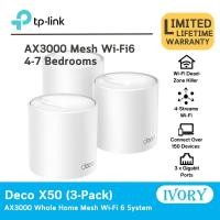ราคา TP Link Deco X50 3P AX3000 whole Home Mesh WiFi 6 System Deco X50 3p ivoryitshop (21304757703)