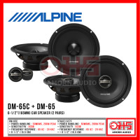 ราคา ALPINE set DM 65C DM 65 ลำโพงรถยนต์คู่หน้าหลัง 6 5นิ้ว AMORNAUDIO อมรออดิโอ (26144159467)