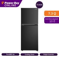 ราคา Toshiba ตู้เย็น 2 ประตู 7 3 คิว Inverter สีดำด้าน รุ่น GR RT268WE PMTH 68 (26251132784)