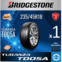 ราคา Bridgestone 235 45R18 TURANZA T005A ยางใหม่ มือหนึ่ง ผลิตปี2025 ราคาต่อ1เส้น มีรับประกัน แถมจุ๊บลมยาง ยางบริดสโตน ขอบ18 ขนาด 235 45R18 T005A จำนวน 1 เส้น (24156130885)