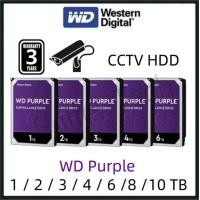 ราคา WD Purple 1TB 2TB 3TB 4TB HDD for CCTV WD HDD (25266425769)
