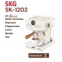 ราคา SKG เครื่องชงกาแฟสด SK 1202 ก้านชง 58 มม กำลังไฟ 1350W สามารถตั้งอุณหภูมิในการชง และสตีม รับประกัน 1 ปี (26155817835)