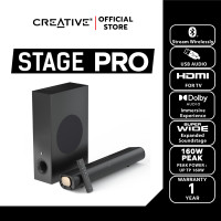ราคา CREATIVE SPEAKER STAGE Pro Bluetooth Sound Bar 2 1 Speaker Subwoofer มีรีโมท ลำโพงบูลทูธไร้สาย (25232672941)