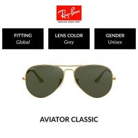 ราคา Ray Ban Aviator large metal RB3025 L0205 size 58 แว่นตากันแดด (13663912)