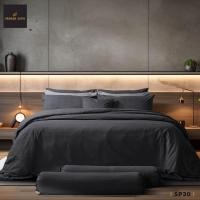 ราคา Premier Satin ชุดเซ็ทผ้าปูที่นอน 6 ฟุต 5 ชิ้น ผ้านวม 100 x90 ป้องกันไรฝุ่น (21539020175)
