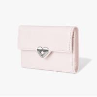 ราคา กระเป๋าใส่บัตรหนังวัวแท้รูปหัวใจ Fennec แบบพับสามครั้ง พร้อมซิปปิด กระเป๋าใส่เหรียญ กระเป๋าใส่บัตรสุดเท่ สีตัดกัน (24265775254)