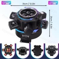 ราคา Flowwave ไฟดิสโก้ แบบหกแขนคล้ายปลาหมึก รวมสามฟังก์ชันในหนึ่งเดียว เลเซอร์วงแหวน สโตรโบสโคปหมุน ลำแสง (25657135200)