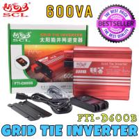 ราคา GRID TIE INVERTER SCL FTI D1000B 1000VA FTI D600B 600VA GRID TIE INVERTER SUOER On Grid 1200VA รุ่น GTI D1200VAแบบมีหน้าจอMonitorดูสถานะการทำงาน Pure Sine (12199051309)