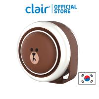 ราคา Clair x LINE FRIENDS Brown Table Air Purifier with Electrostatic Filter for Room Office removes 99 9 of Ultrafine Dust as small as 0 1 microns Smoke Low Noise (10438095898)