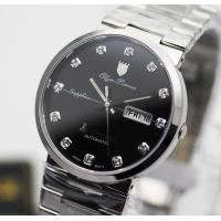 ราคา นาฬิกา Olym pianus sportmaster automatic sapphire 8909AM 434 หน้าปัดดำ ของแท้ รับประกันศูนย์ Tarad Nalika (400662014)