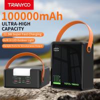 ราคา TRANYOO TIS F28 พาวเวอร์แบงค์ชาร์จเร็ว 370W มีพอร์ตอินพุต 3 พอร์ตและพอร์ตเอาต์พุต 4 พอร์ต ความจุสูง มีไฟ LED สำหรับใช้งานกลางแจ้ง จอแสดงผลดิจิทัล และพอร์ต USB Type C เหมาะสำหรับแล็ปท็อป แท็บเล็ต iPhon