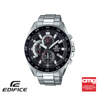 ราคา CASIO นาฬิกาข้อมือผู้ชาย EDIFICE รุ่น EFV 550D 1AVUDF วัสดุสเตนเลสสตีล สีดำ (1694942789)