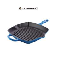 ราคา LE CREUSET กระทะเหล็กเคลือบฟันนำเข้าจากฝรั่งเศส ใหม่ กระทะสเต็กทรงสี่เหลี่ยม26cm (24366835452)