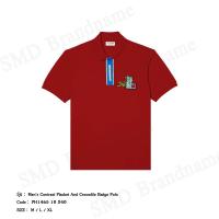ราคา Lacoste เสื้อโปโล รุ่น Mens Contrast Placket And Crocodile Badge Polo Code PH1465 10 240 (23090457136)
