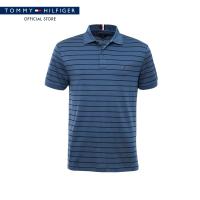 ราคา Tommy Hilfiger เสื้อโปโล ผู้ชาย รุ่น XM0XM05263 0BA สีน้ำเงิน ทรง Regular (26178572364)