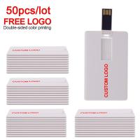 ราคา บัตรเครดิต Usb แฟลชโลโก้ที่กำหนดเองฟรีจำนวน50ชิ้นแฟลชไดร์ฟ Usb แฟลช4GB 8GB ไดร์ฟปากกา16GB หน่วยความจำ U Disk 32GB 64GB (17019703537)
